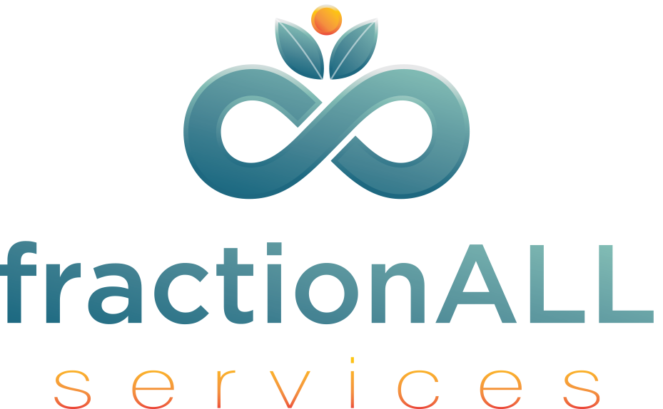fractionall logo colour gradient 3d-retina